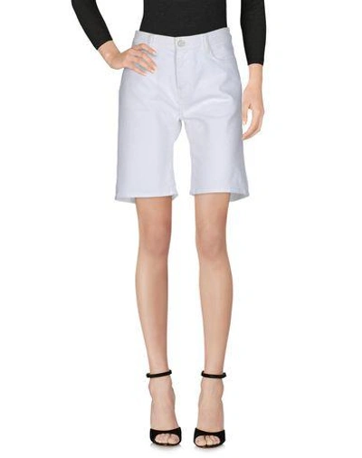 Shop M.i.h. Jeans Denim Shorts In White