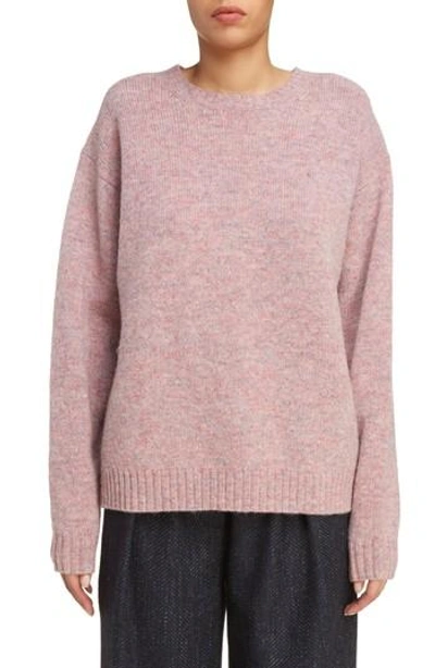 Shop Acne Studios Samara Fuller Fit Sweater In Dusty Pink