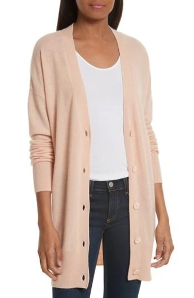 Shop Equipment Gia Cashmere Button Cardigan In Nude