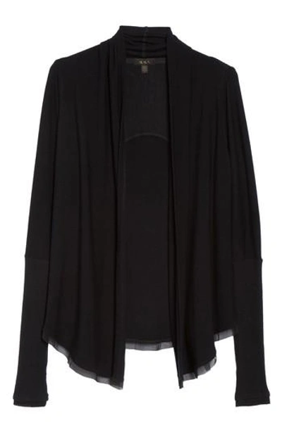 Shop Alala Jet Set Cardigan In Black