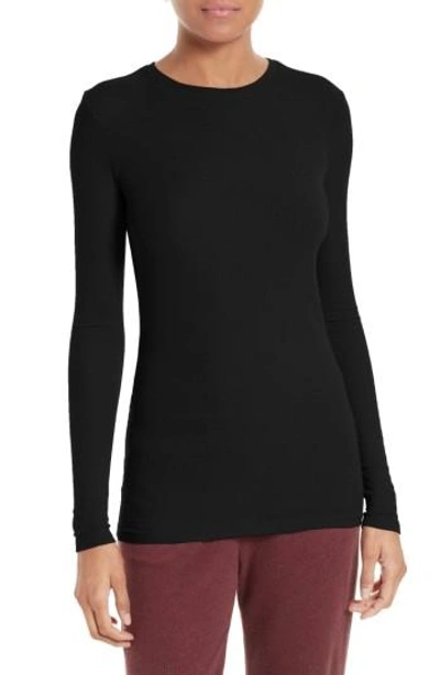 Shop Atm Anthony Thomas Melillo Women's  Rib Jersey Tee In Black