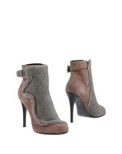 Shop Thakoon Ankle Boots In Khaki