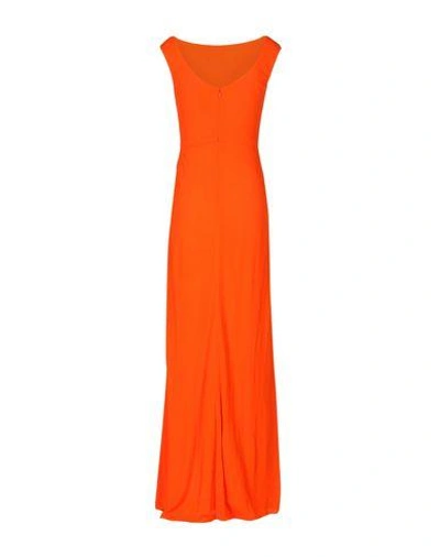 Shop Issa Long Dress In Orange