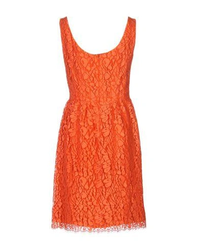 Shop Issa Short Dress In Orange