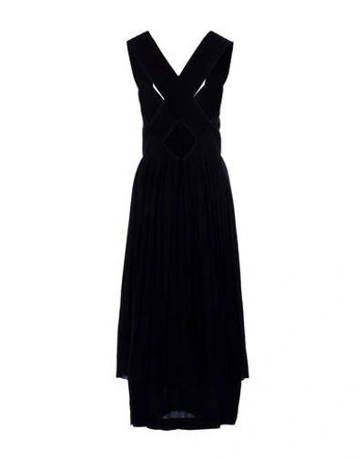 Shop Edun 3/4 Length Dresses In Black