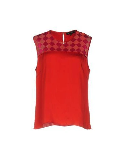 Shop Jonathan Saunders Top In Red