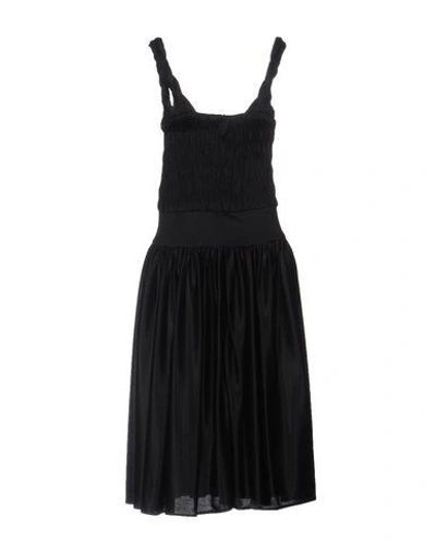 Shop Sophia Kokosalaki Midi Dress In Black