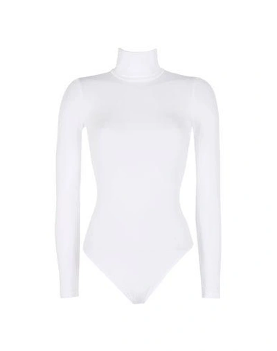 Shop Wolford Bodysuit In White