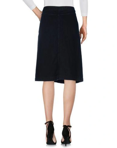 Shop M.i.h. Jeans Denim Skirt In Black