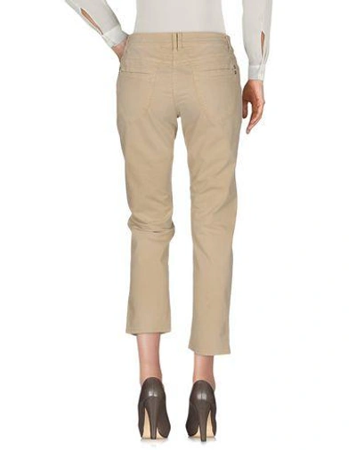Shop Closed Casual Pants In Beige