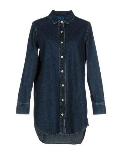 Shop M.i.h. Jeans Denim Shirt In Blue