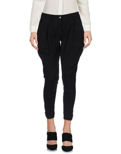 Shop Cavalleria Toscana Cropped Pants & Culottes In Black