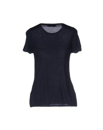 Shop Allude Sweater In Dark Blue