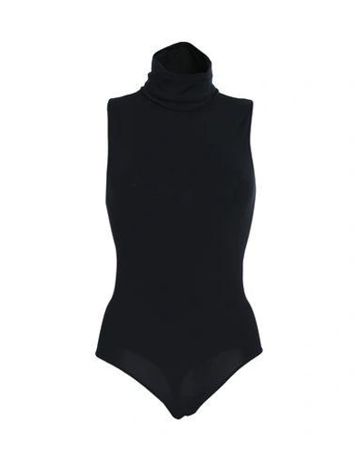 Shop Wolford Bodysuit In Black