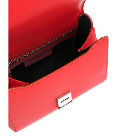 Shop Givenchy Red Mini Pandora Box Bag