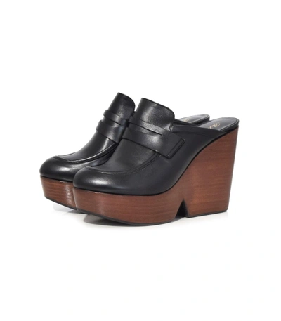 Shop Robert Clergerie Black Damor Mule