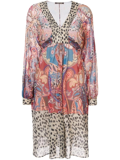 Shop Roberto Cavalli Paisley Printed Dress