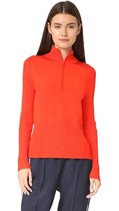 Shop Ganni Romilly Sweater In Big Apple Red