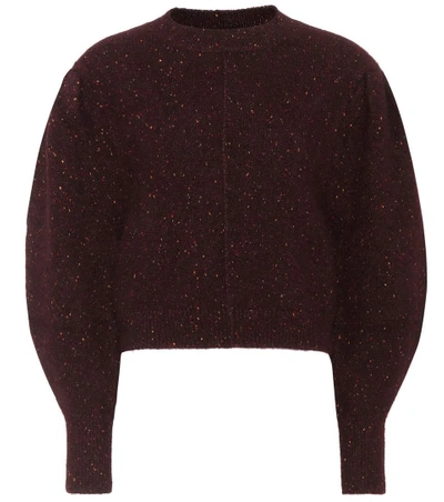 Shop Isabel Marant Elaya Alpaca-blend Sweater In Purple