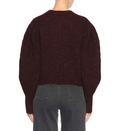Shop Isabel Marant Elaya Alpaca-blend Sweater In Purple