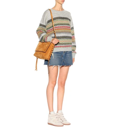 Shop Isabel Marant Étoile Berwick Wool-blend Sweater In Multicoloured