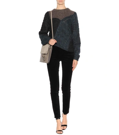 Shop Isabel Marant Étoile Daryl Wool And Mohair-blend Sweater In Multicoloured