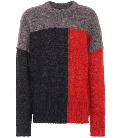 Shop Isabel Marant Étoile Davy Mohair-blend Sweater In Multicoloured