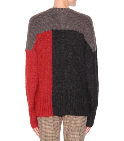 Shop Isabel Marant Étoile Davy Mohair-blend Sweater In Multicoloured