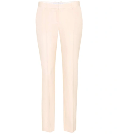 Givenchy Skinny Cropped Wool Trousers, Skin In Powder