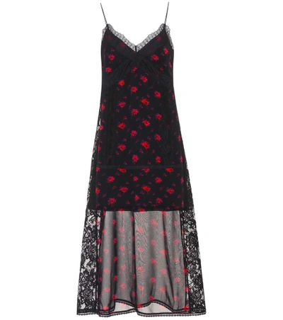 Shop Mcq By Alexander Mcqueen Printed Silk Dress In Floral