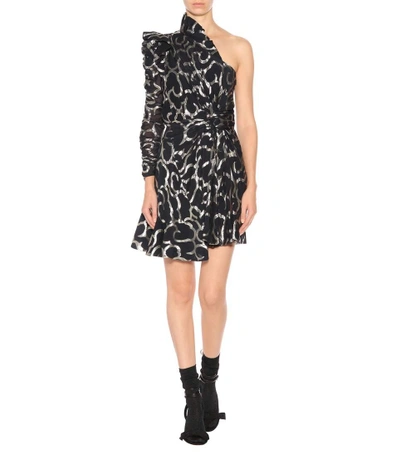 Shop Isabel Marant Clary Asymmetric Dress In Llack