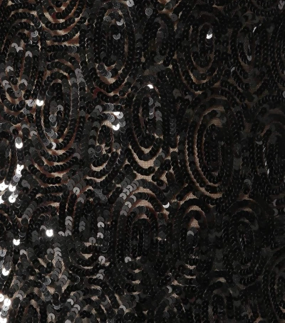 Shop Dries Van Noten Sequin-embellished Dress In Black