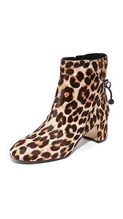 Shop Tory Burch Laila 50mm Booties In Leopard