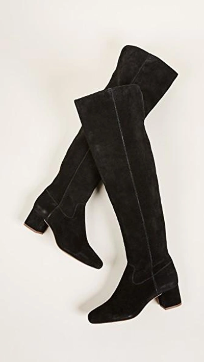 Shop Madewell Walker Boots In True Black