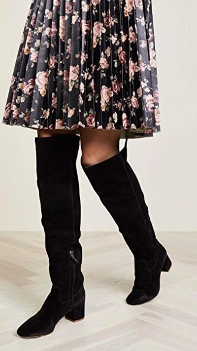 Shop Madewell Walker Boots In True Black