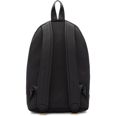 Shop Thom Browne Black Nylon Backpack In Black 001