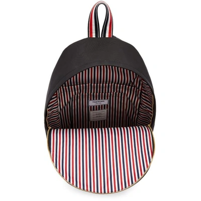 Shop Thom Browne Black Nylon Backpack In Black 001