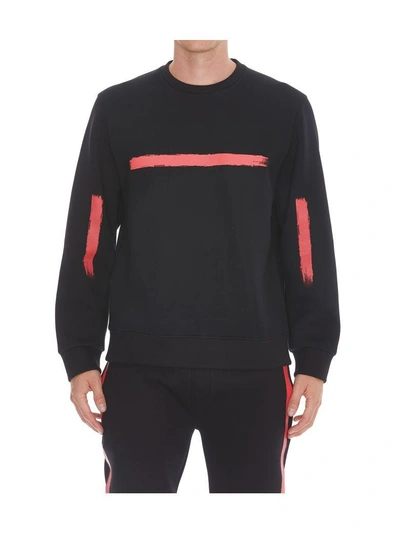 Shop Neil Barrett Sweatshirt In Black+red
