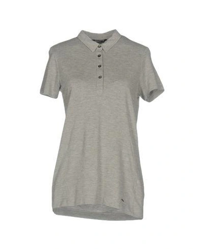 Shop Woolrich Polo Shirt In Grey