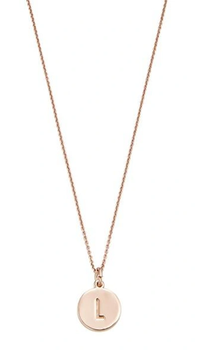 Shop Kate Spade Initial Pendant Necklace In L