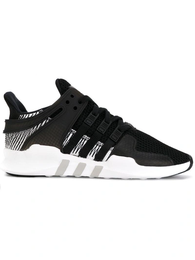 Shop Adidas Originals Eqt Support Adv Sneakers In Black