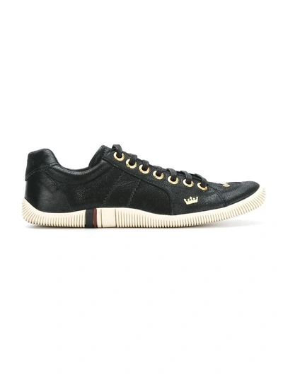 Shop Osklen Panelled Sneakers - Black