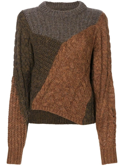 Shop Isabel Marant Étoile Daryl Sweater In Brown
