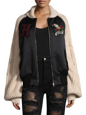 tommy hilfiger satin bomber jacket