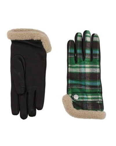 Shop Dsquared2 Gloves In Green