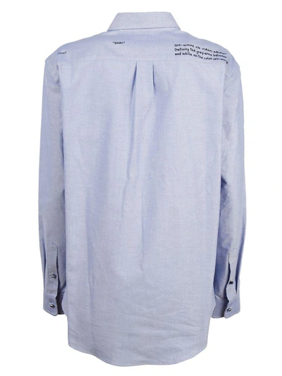 Shop Off-white Classic Formal Shirt In Blue