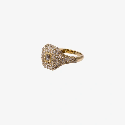 Shop Shay Pinky Diamond Ring In Silver
