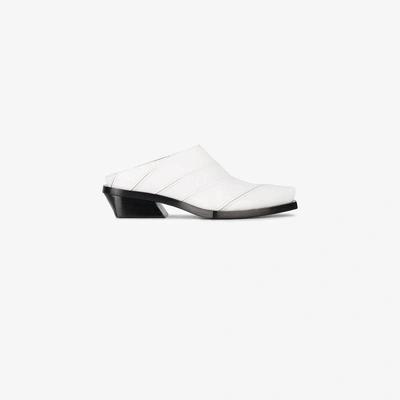 Shop Proenza Schouler Slip-on Pointed Mules In White