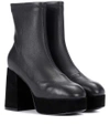 OPENING CEREMONY CARMEN LEATHER ANKLE BOOTS,P00282065-1