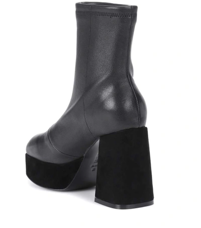 Shop Opening Ceremony Carmen Leather Ankle Boots In Black